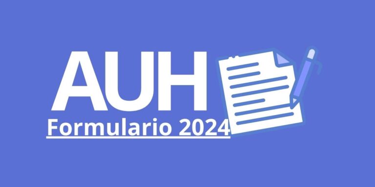 Formulario 2024 Asignación Universal por Hijo